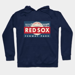 Throwback Boston Red Sox 2 by Buck Tee Originals Hoodie